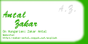 antal zakar business card